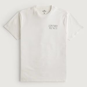 Relaxed Edvard Munch The Scream Graphic Oversized Tee XL